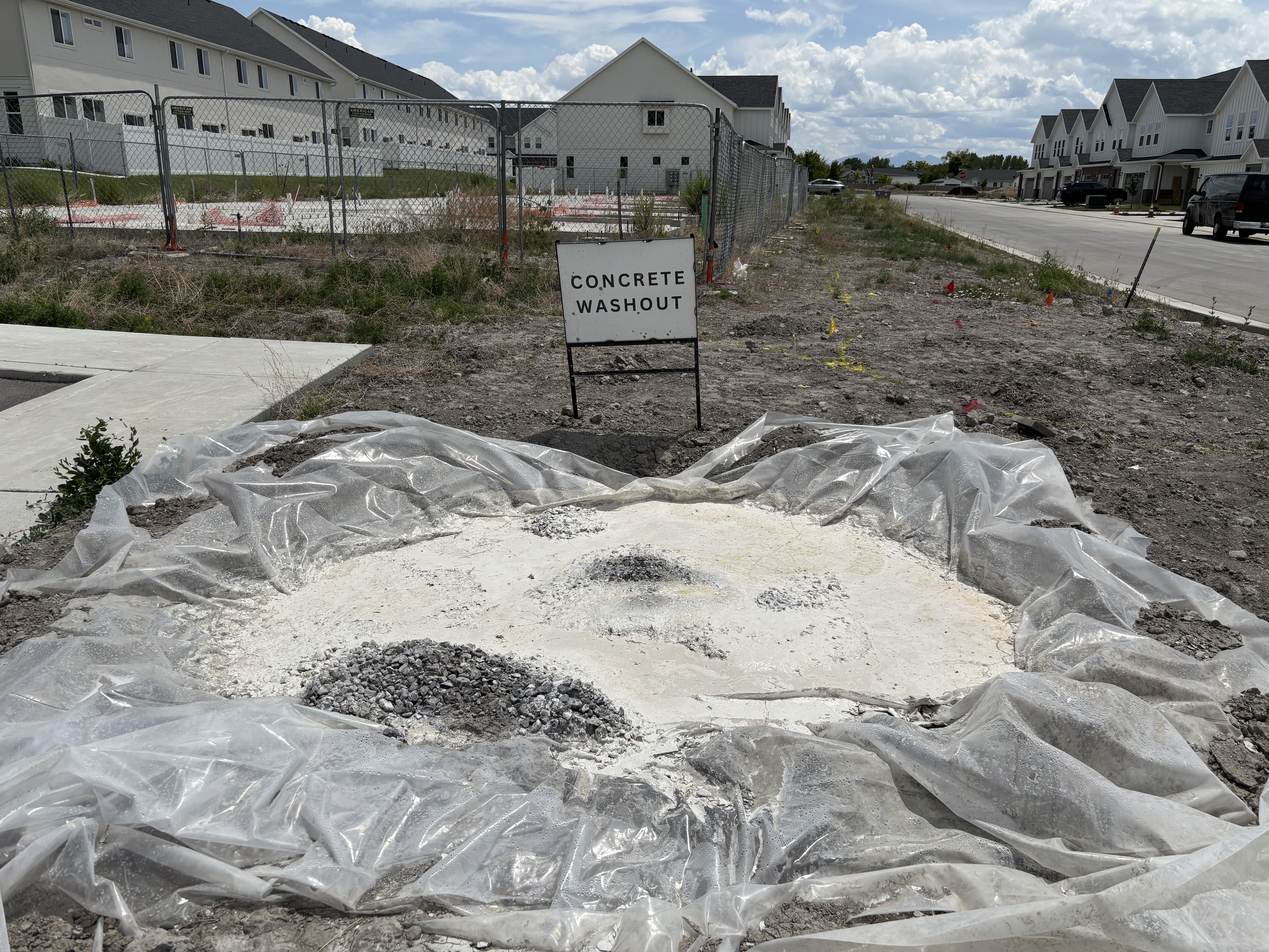 Active Utah construction site managed by JT SWPPP